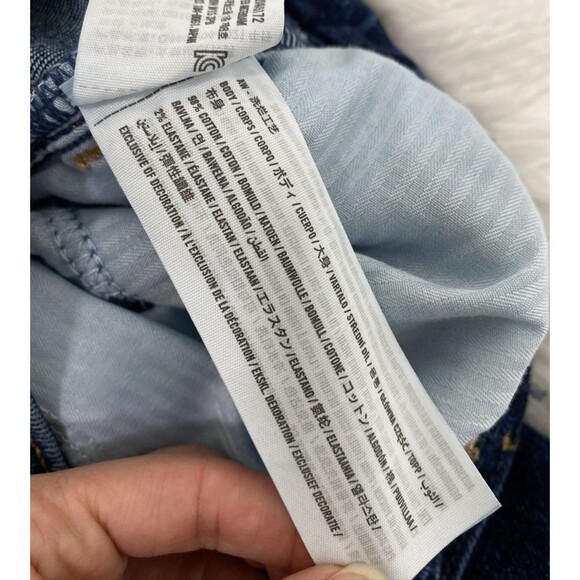 Abercrombie and Fitch The Skinny High Rise Jeans Womens Size 27 Dark Wash 4R - Picture 13 of 13